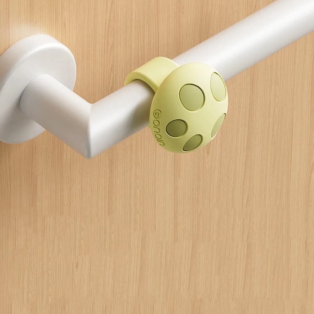 

4pcs Wall Protector Silicone Anti-collision Door Anti-collision Anti-static Doorknob Bead Silicone Anti-knock