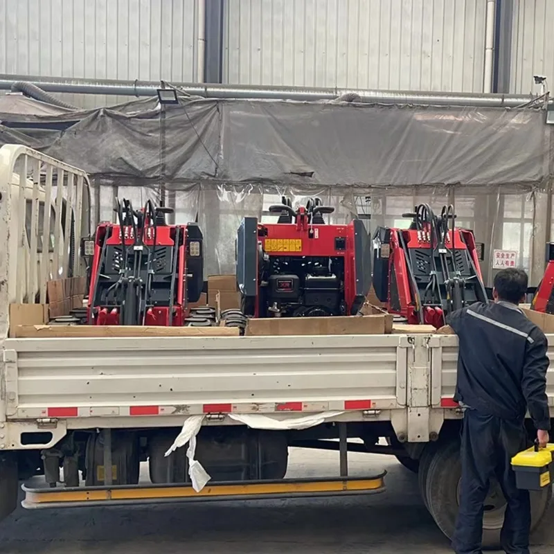 Chinesischer Mini-Kompaktlader Hersteller Mini-Kompaktlader mit Raupen und Raupen