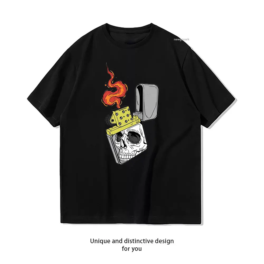 Soul Ignition T-Shirt Casual cotton graphic t shirts Creative streetwear Classic O-neck shirt