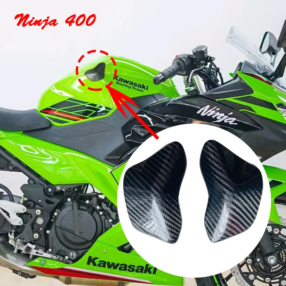 

For Kawasaki Ninja 400/Z400 Carbon Fiber Fuel Tank Protective shell Modification Shell Decoration Ninja 400 Slides Protector