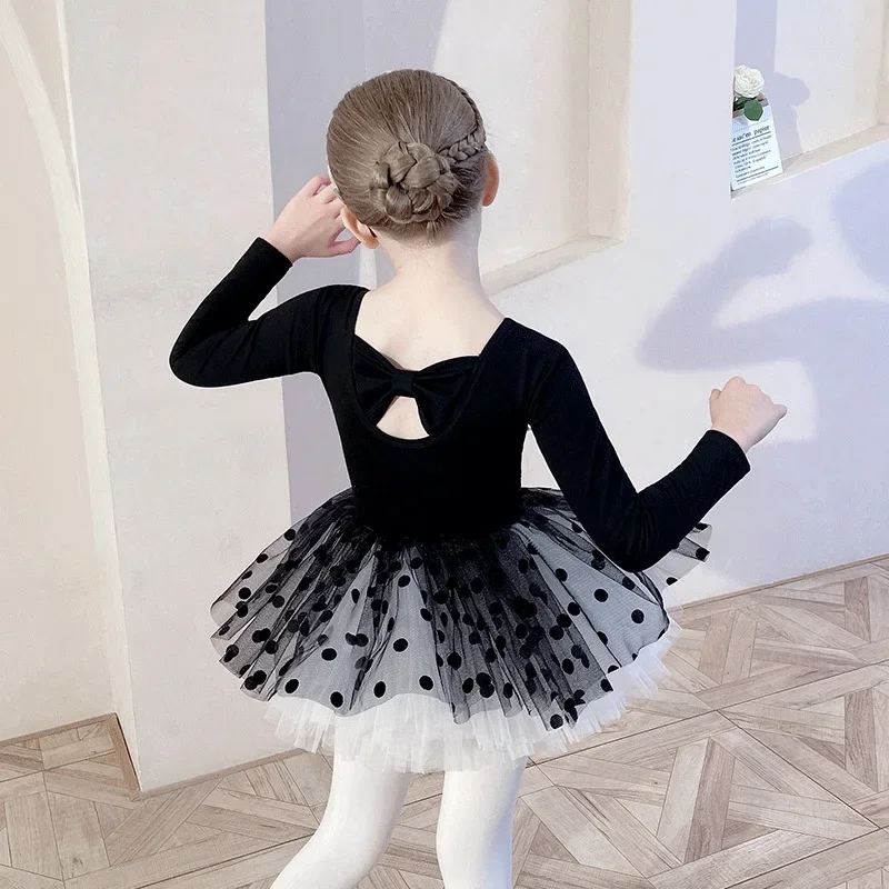 Traje de baile de Ballet para niña, falda tutú de Ballet para niña, falda de bailarina, mullida, ropa de tul de princesa para fiesta