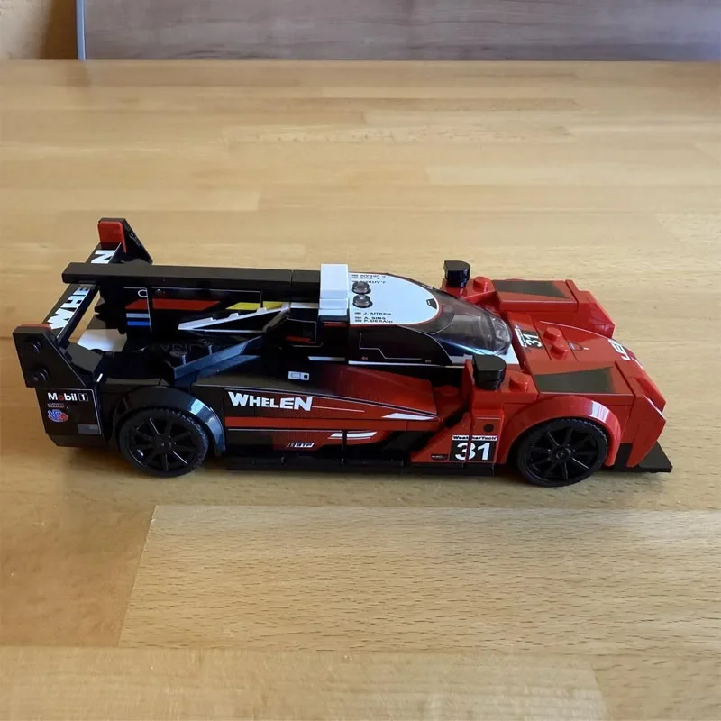 MOC-214636 New Movie Series Sports Car Racing Building Block Model, 287Pieces, Boys' Children's Birthday Building Block Toy Gift