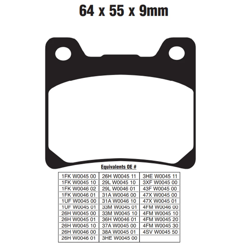 Motorcycle Brake Pads Front&Rear For Yamaha XV1100 Virago 1999 XVS1100 Dragstar 2000-2007 XV XVS 1100