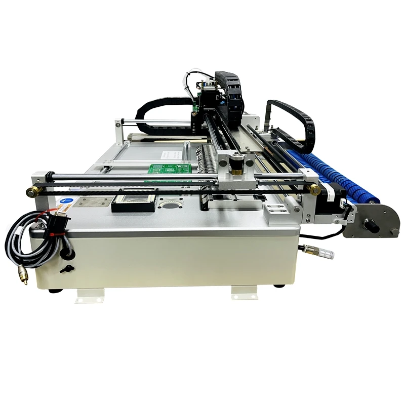 Q1 Dual Heads 25 Bits Desktop Vollautomatische SMT Pick Place Machine Chip Mounter Lötstation mit 4 Köpfen