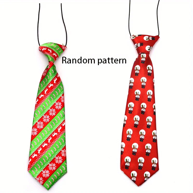 2pc Pet Christmas Birthday Holiday Big Tie Big Dog Christmas Ornaments Rope Tie