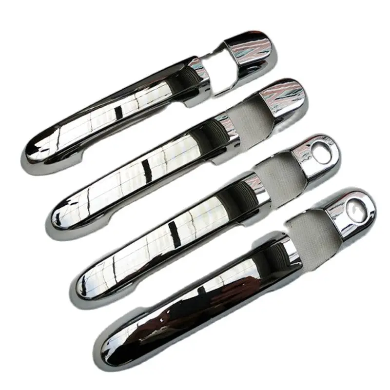 For Hyundai Accent 3 III MK3 MC 2006 2007 2008 2009 Accessories Door Handle Cover Trim Plastic Chrome view 2