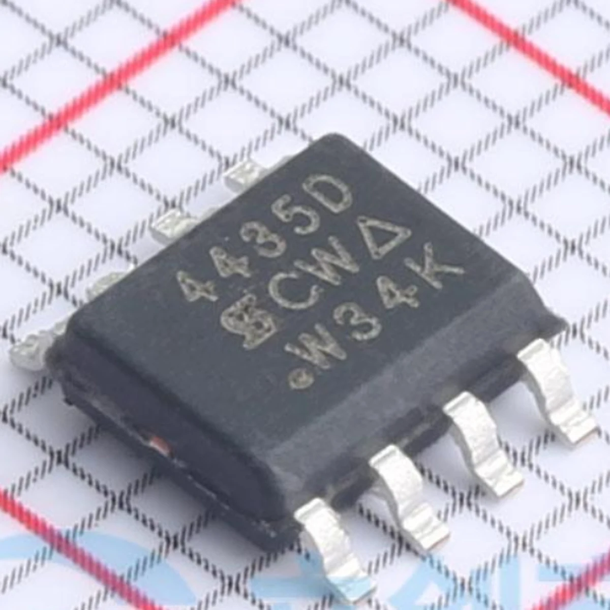 10PCS original; 4435D； Field effect transistor (MOSFET) 5W; 2.5W 30V 11.4A 1 P channel; SOIC-8：SI4435DDY-T1-E3