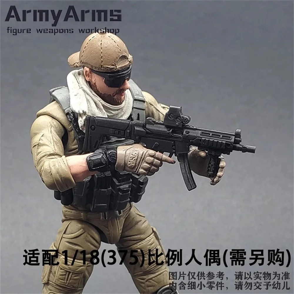 Snail ArmyArms 1/18 3.75" Doll Soldier About 3.5cm MP5 UTG Submachine Gun Not Launch Equipment Gift Model Toy In Stock view 4