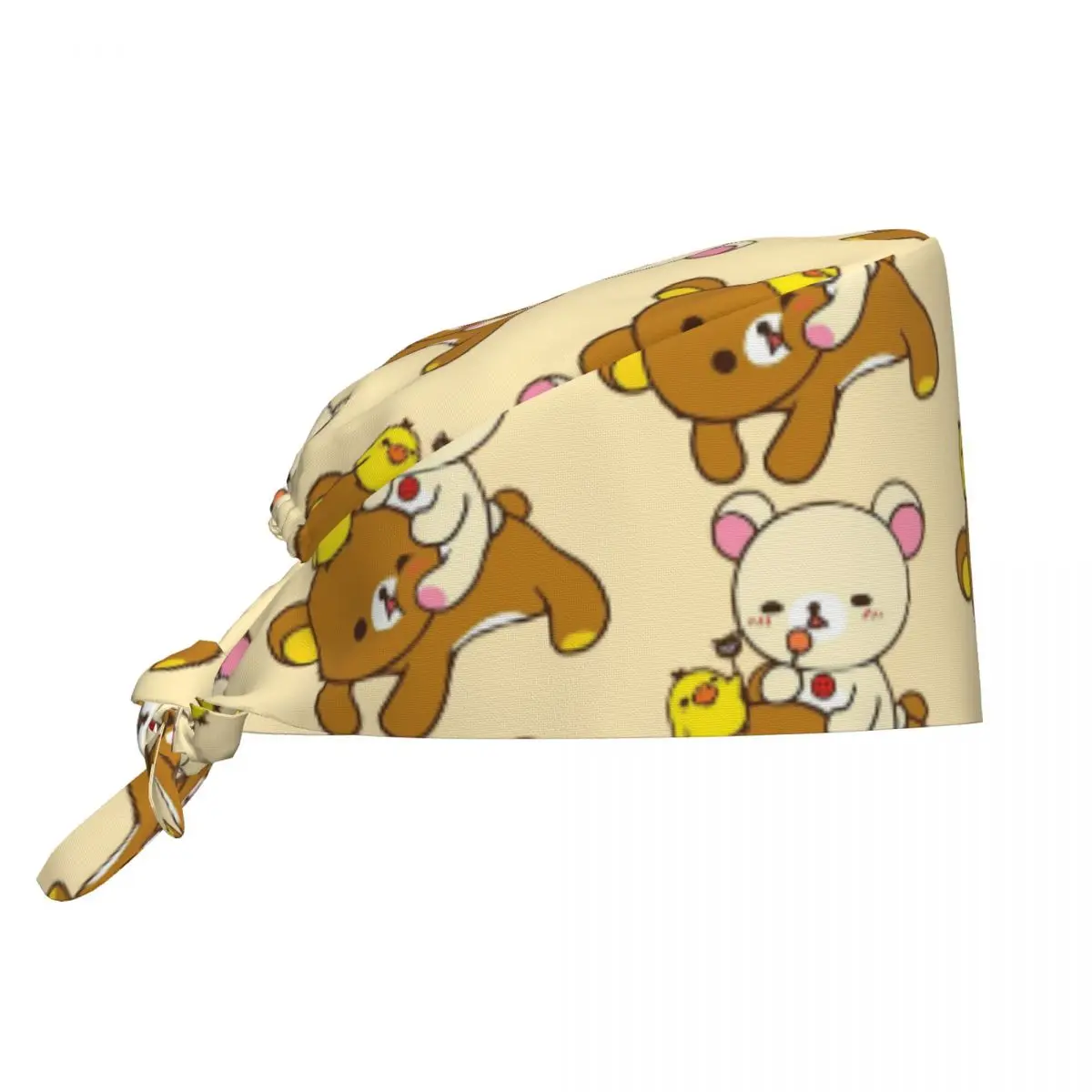 Car Drive Rilakkuma Esfoliante Caps Moda Laboratório Chirurgião Boné Cirúrgico Unissex Laboratório Médico Spa Bonés de Trabalho Chapéu