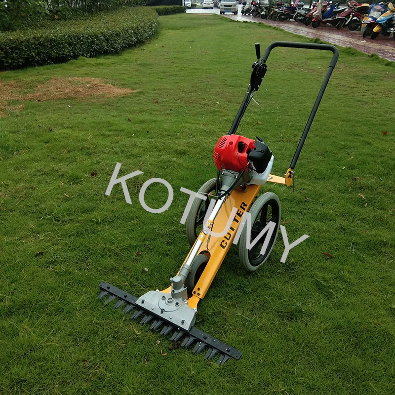 Multifunctional Four Stroke Small Gasoline Hand Push Lawn Mower For Land Reclamation/Agricultural/Orchard Brush Cutter