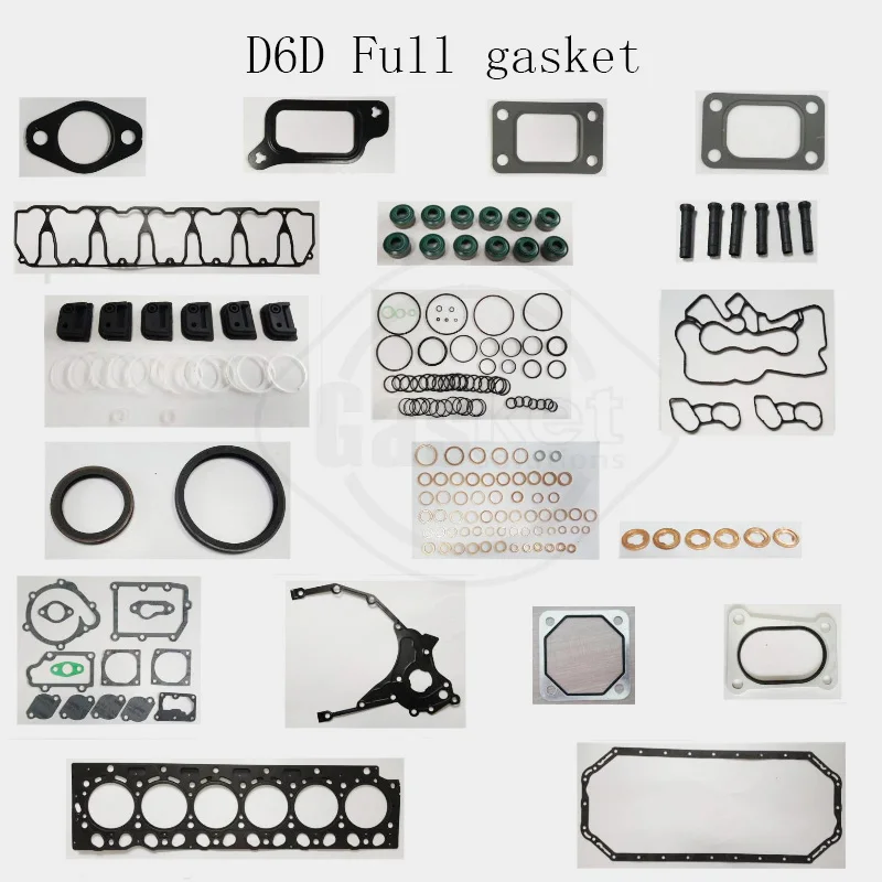 Full Gasket Kit For Volvo D6D BF6M2012EC BF6M2012FC D6E TCD2012 L06 Machinery automobile Engine Spare Parts EOV15011856