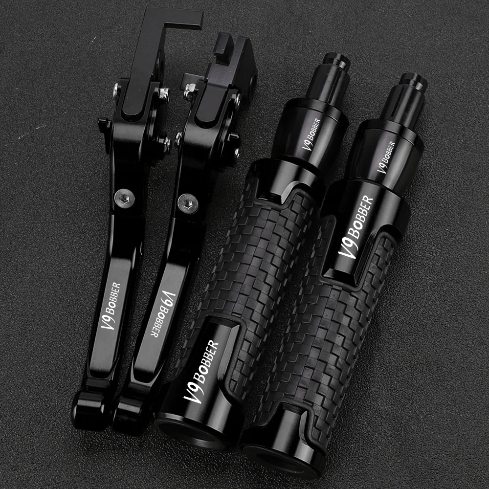 

Brake Clutch Levers Adjustable Folding Handlebar Grip Balance Plug Slider Motorcycle Ends For MOTO GUZZI V9BobbeR RoameR 2016