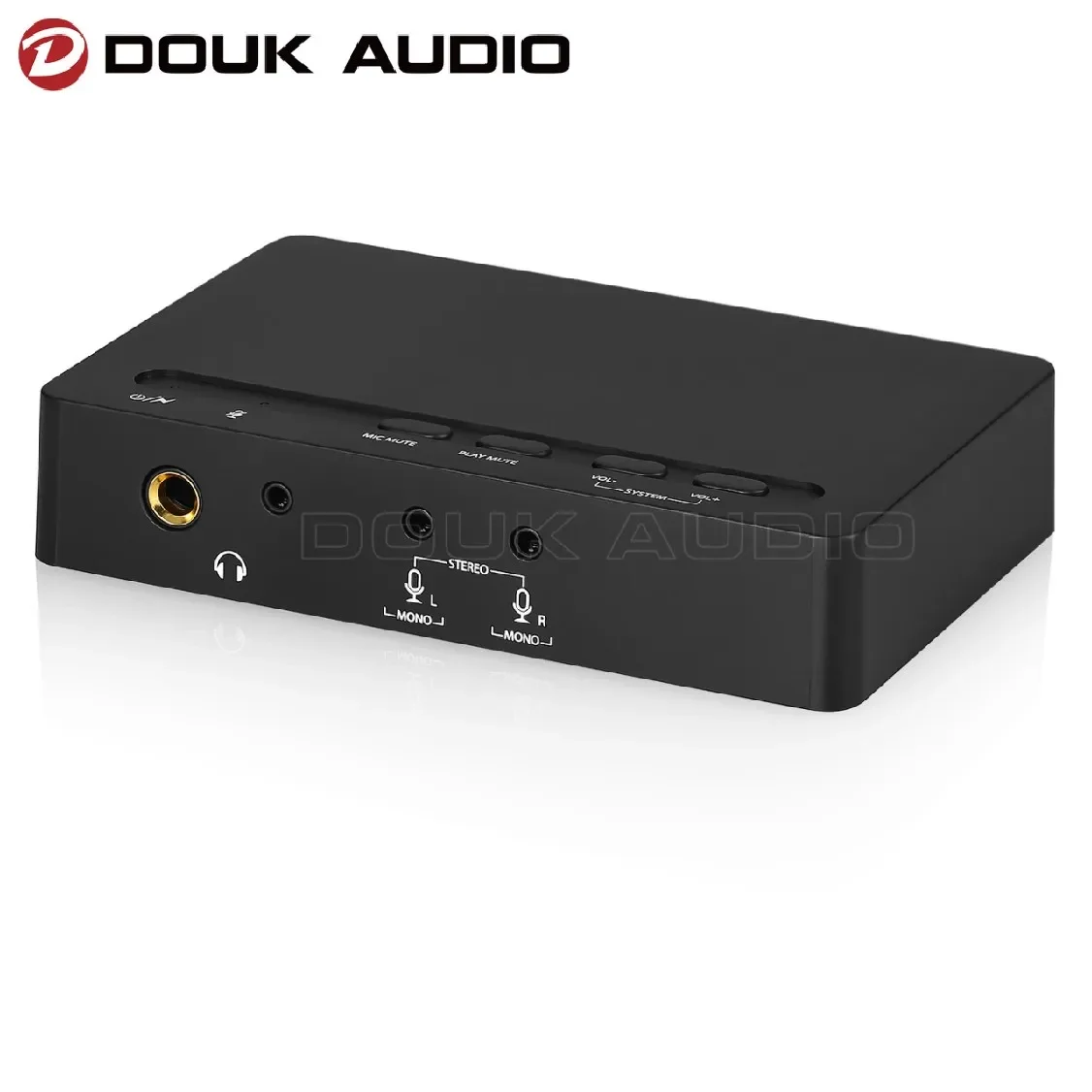 

Douk Audio Analog 7.1 Channel Decoder Coaxial / Optical Audio Converter USB DAC MIC Music Player