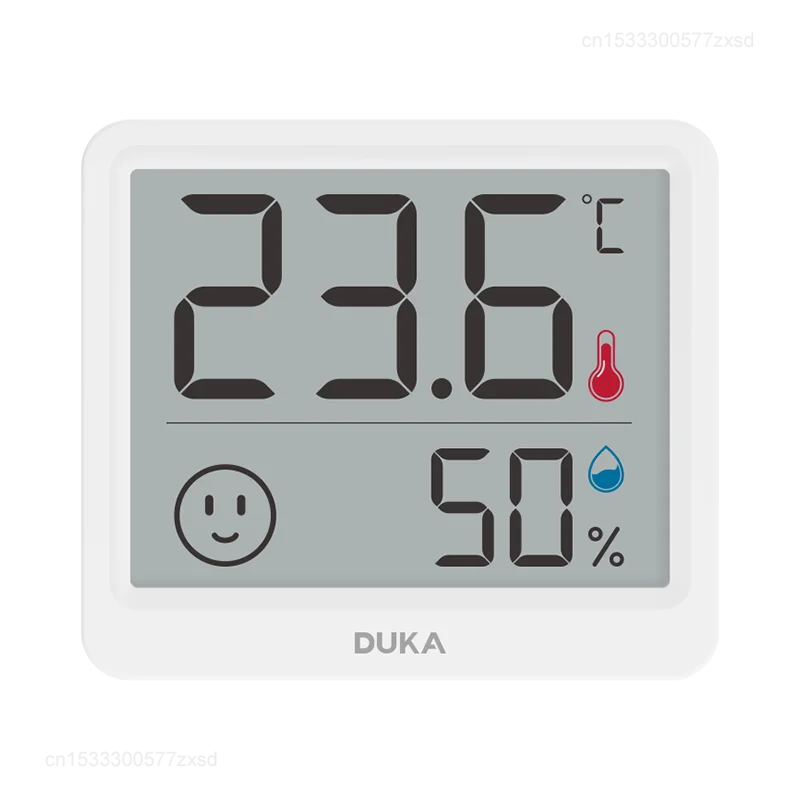 DUKA TH1 Electronic Temperature and Humidity Meter High Precision Vertical Infant Room Thermometer Digital Meter for Home