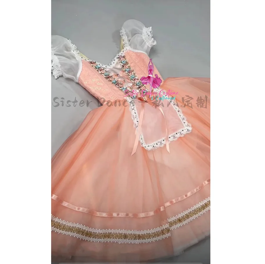 

2024 New Giselle can't keep the daughter of such variations tutu private custom women's children AEDC dance Competition costume