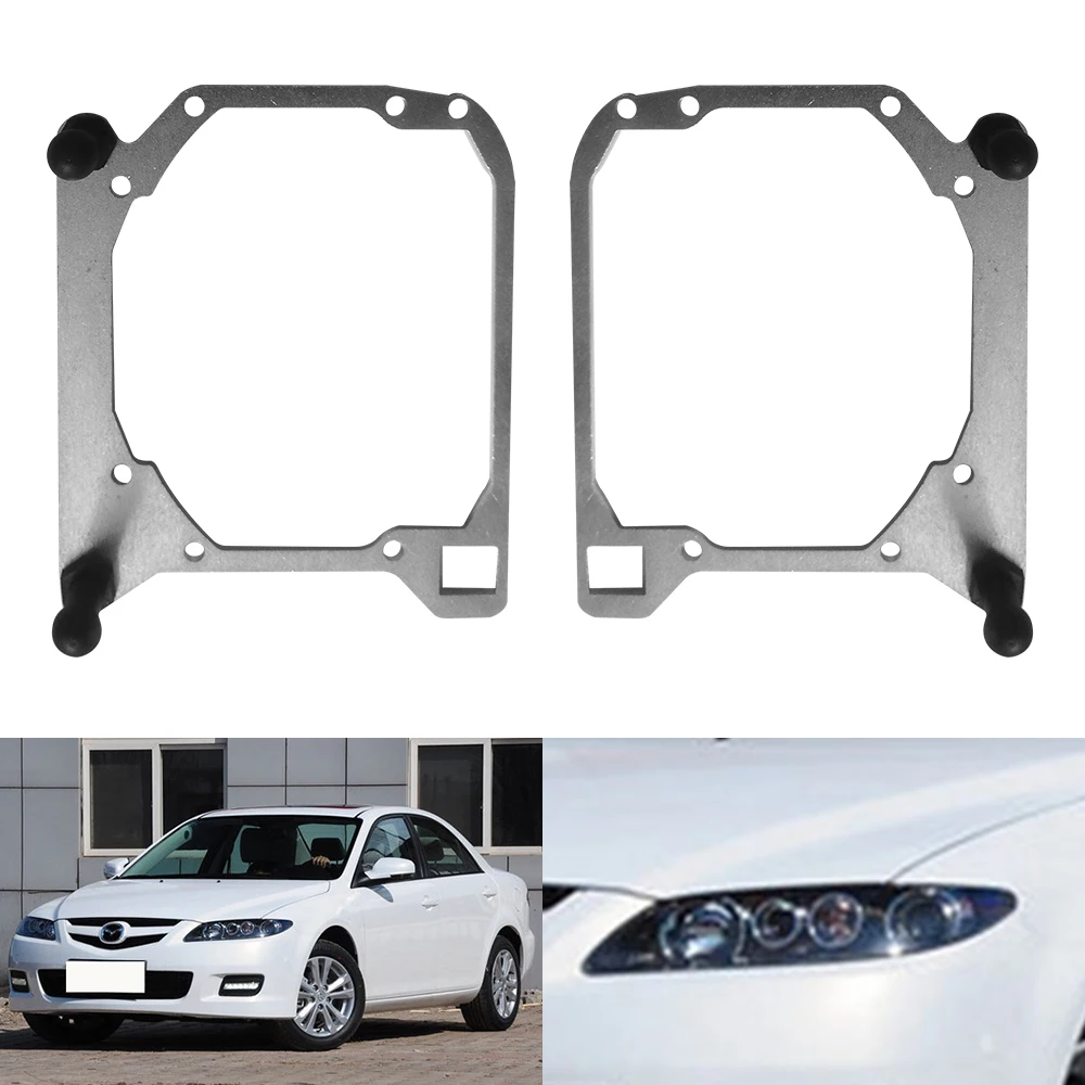 

Taochis Car-Styling Frame Adapter Module DIY Bracket Holder for Mazda 6 2004-2015 Low beam Mazda 6 GG 2002-2008