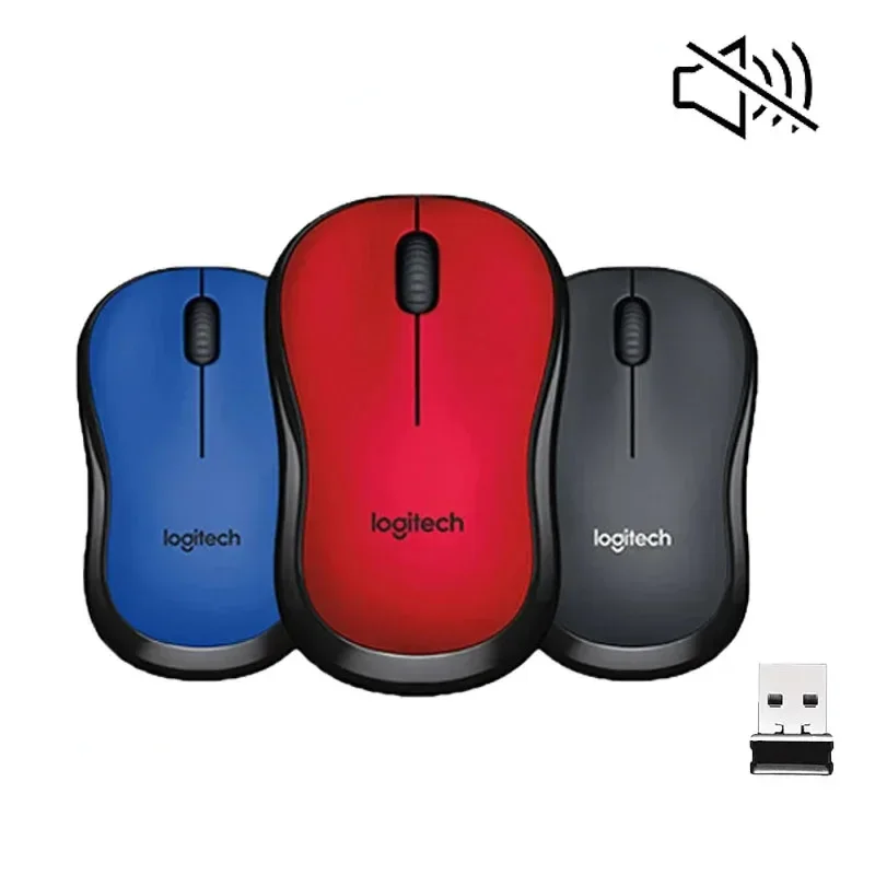 New Logitech M220 Wireless Mouse Silent Mouse 2.4G With USB Receiver 1000 DPI Laptop Accessories Gaming Mouse For PC Mac Laptop