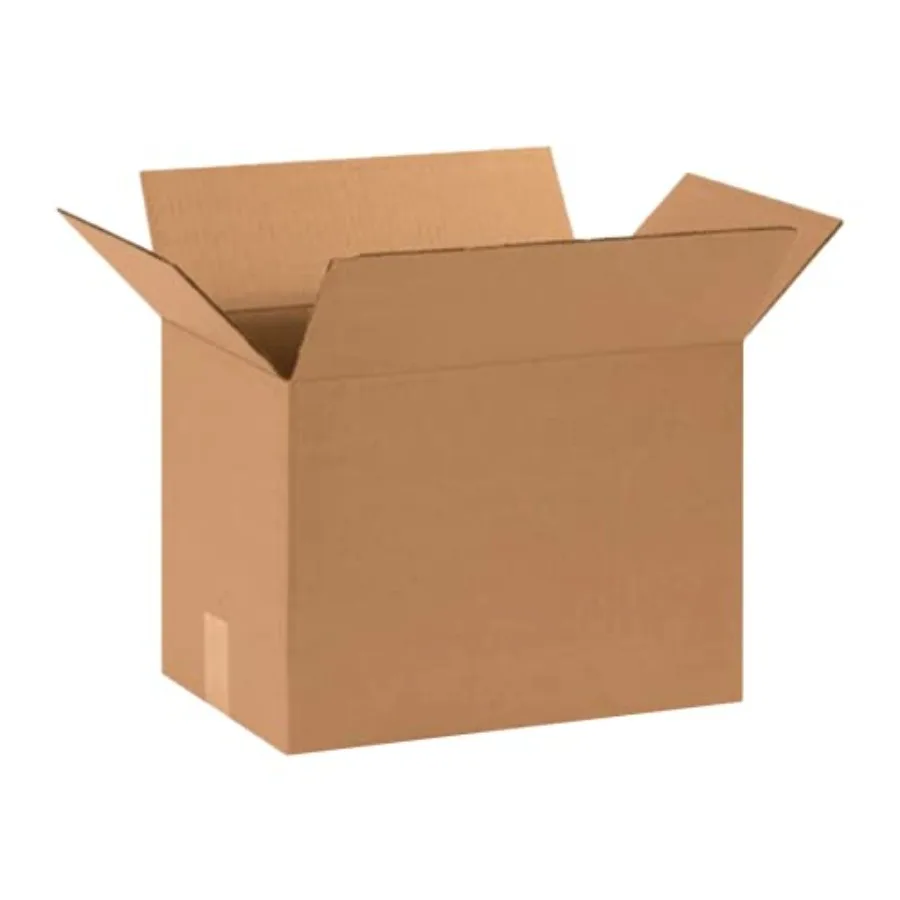 

Corrugated Cardboard Bo"L"W"H, Kraft, For Shipping, Packing and Moving Pack of 25