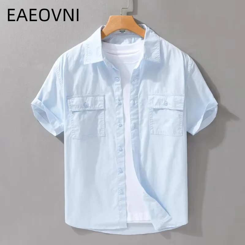 

Oversize Short Sleeve Shirt Man T-shirt Men's T-shirts Korean Popular Clothes Tiki Beach Hawaiian Clothing Mens Formal Social