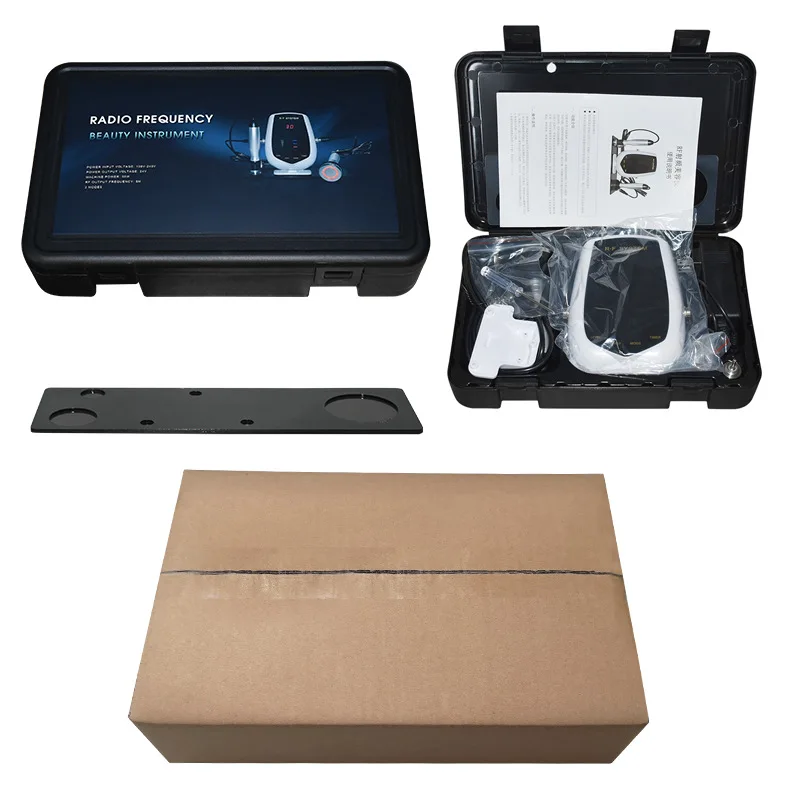 5 MHz 3-IN-1 RF Tripolaire Gezicht & Oog & Lichaam Radiofrequentie Huid Lifting Lichaam Afslanken Machine Nek Rimpel dubbele Kin Verwijdering V-Lijn