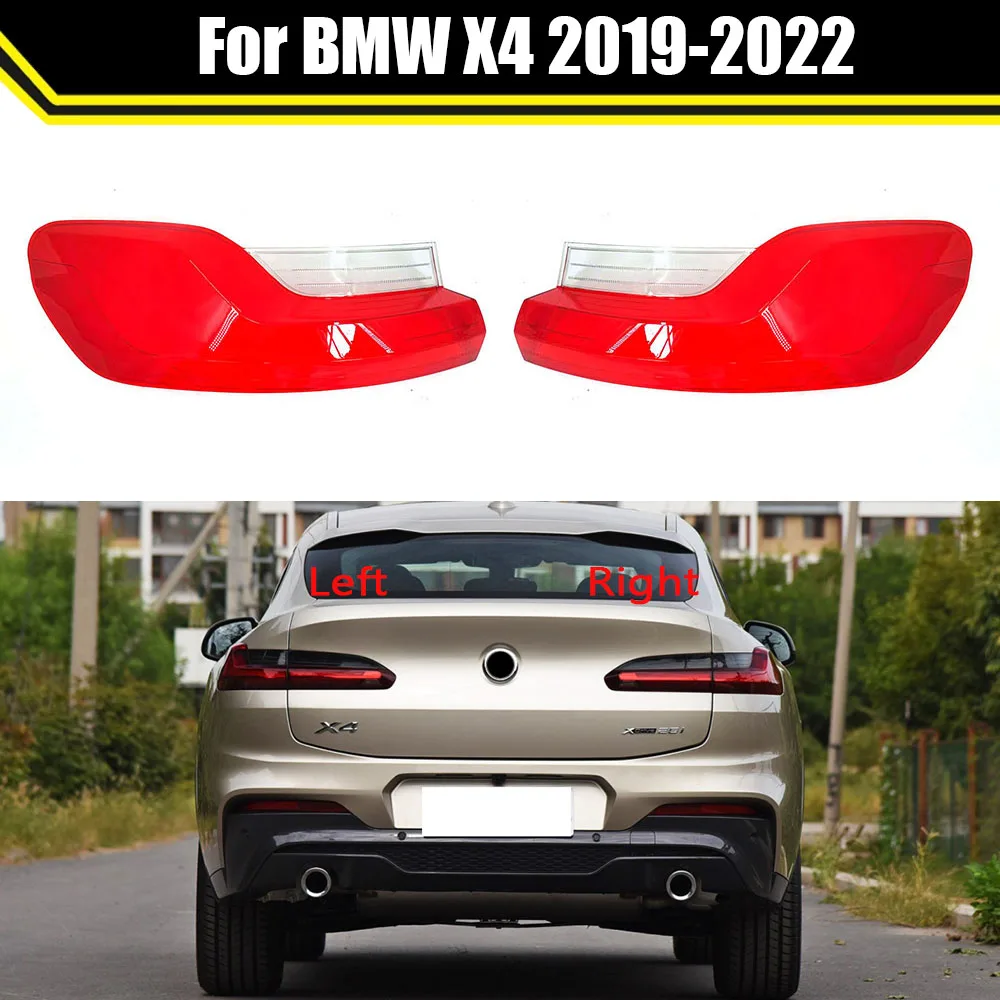 

Car Taillight Cover For BMW X4 2019-2022 Lampshade Tail Light Waterproof Shell RearLamp Clear Lens Cover Rear Lamp Lampcover