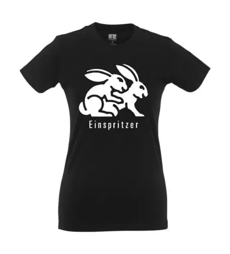 Einspritzer Lustige Hasen I Fun I Lustig I Sprüche I Girlie Shirt