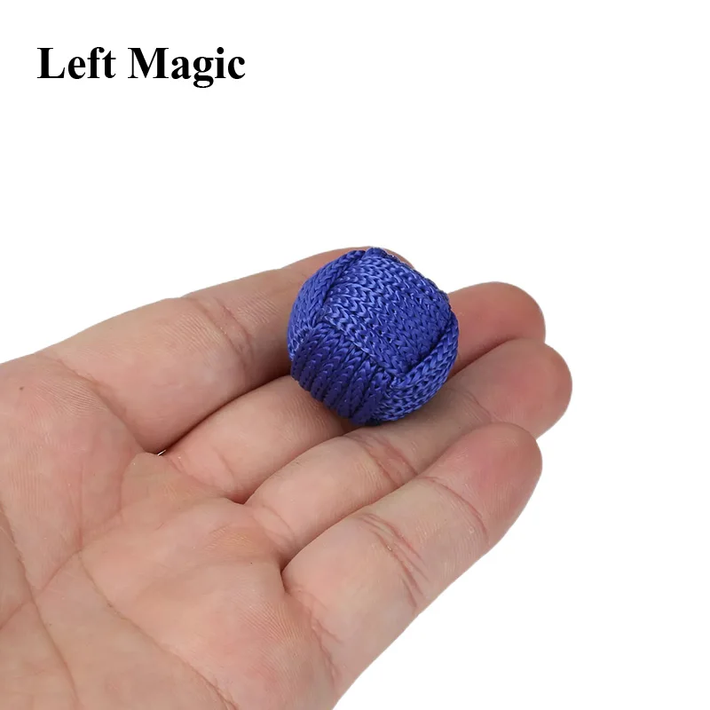 Monkey Fist Ball Magic Accessories Magician Gimmick Red Blue Yellow Color Used For Three Cups and Balls Magnet Cup Magic Props