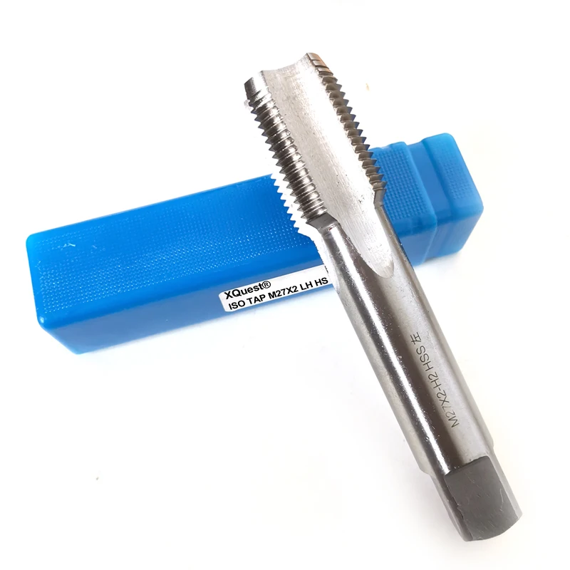 XQuest HSS Metric screw thread Plug tap M27 M27X3 M27X2 Left hand machine thread taps M27X2.5 M27X1.5 M27X1.25 M27X1 M27X0.75