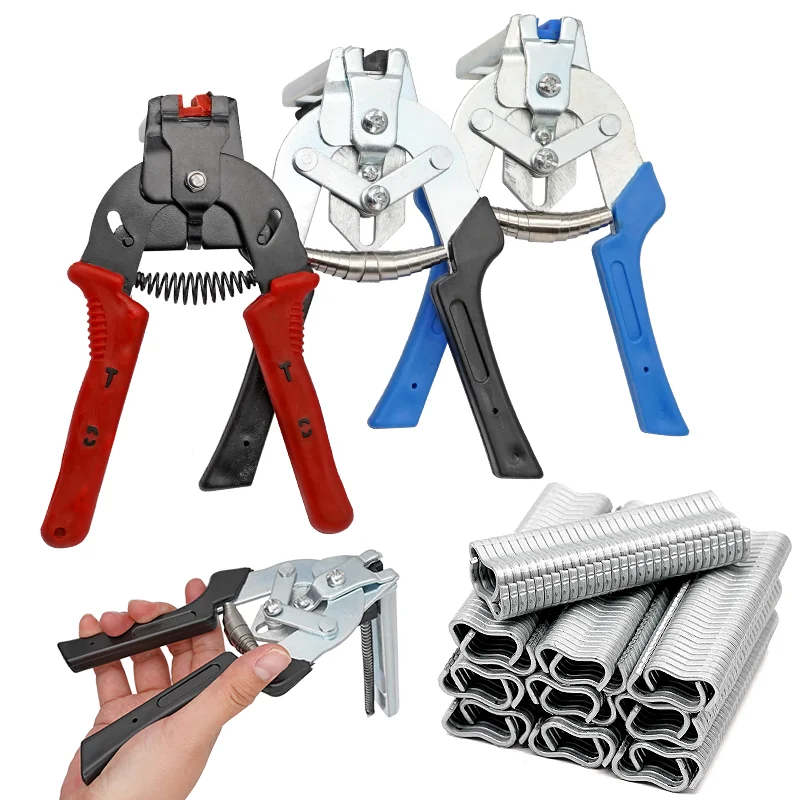 

1 шт. Клещи для крепления клеток, инструменты для ремонта железных ограждений для курятников, вольеров для собак и овец, 600 шт. гвоздей M, инструменты для установки, принадлежности для кормления