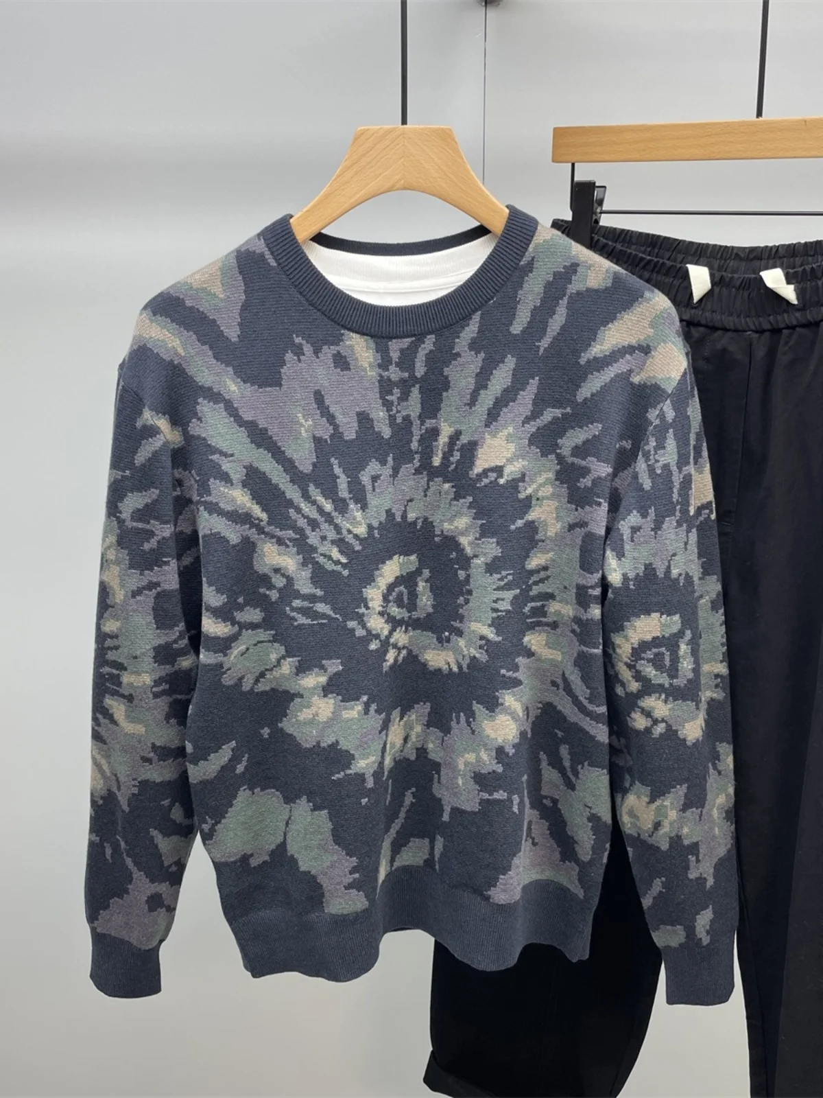 

Мужской вязаный свитер Slim Fit: модный, повседневный, теплый базовый слой, трендовый брендовый дизайн для осени и зимы