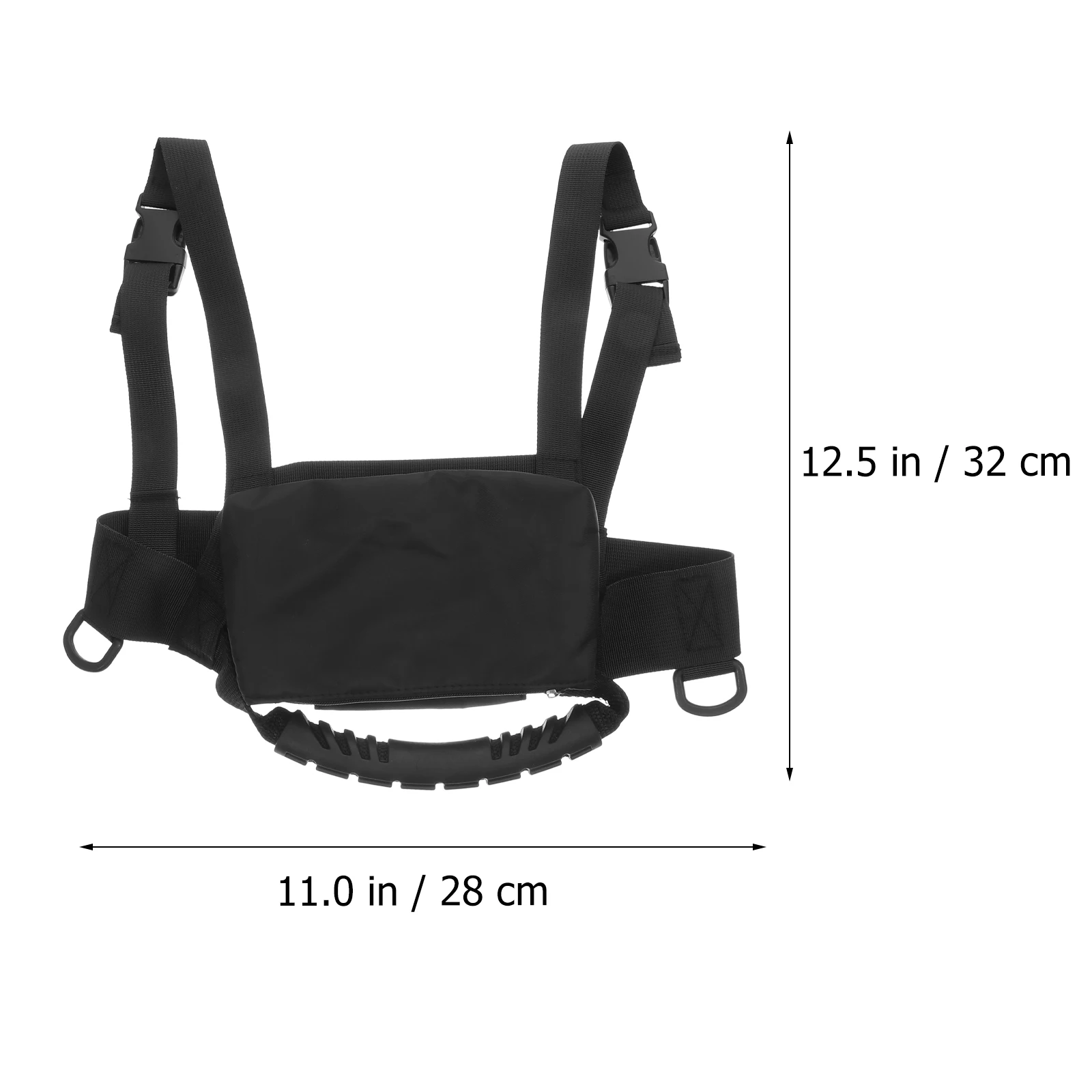 

Ski Harness Durable Teaching for Skating Control Adjustable Shoulder Back Straps Long Use