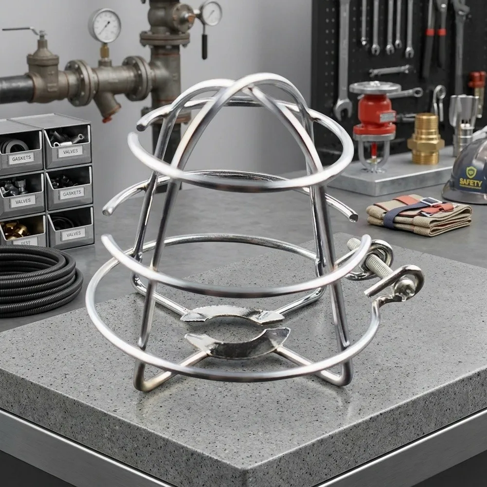 Stainless Steel Spray Head Rack Protective Cover 6 Pack for Fire Sprinkler Head Dust Debris and Protection Applications