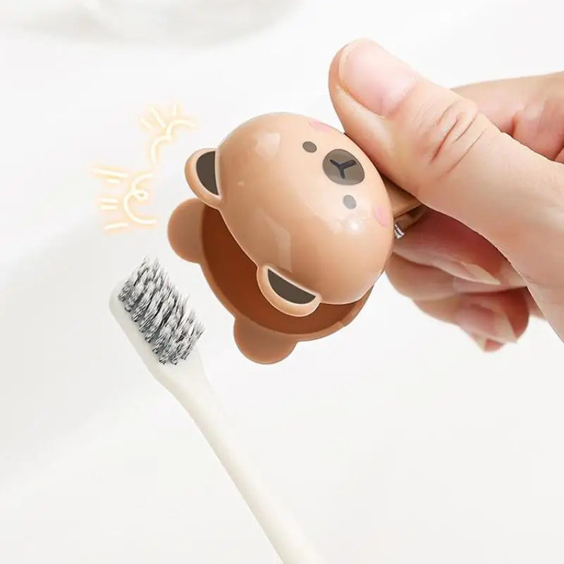 Cartoon Animals Toothbrush Head Cover Clips Portable Electric Toothbrush Dustproof Head Protector Cap Household Travel
