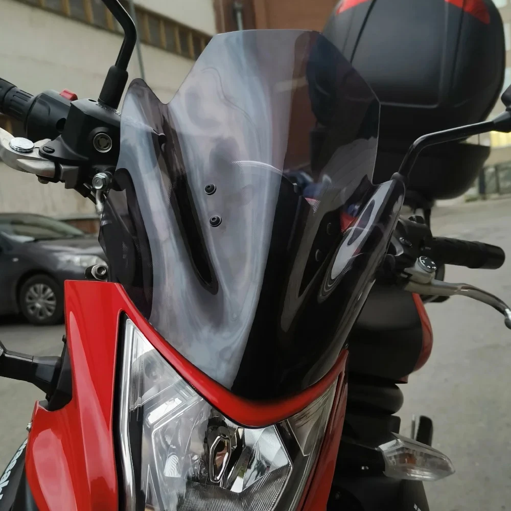

ER6N Windscreen Motorcycle Windshield For Kawasaki ER-6N 2012 2013 2014 2015 2016 ER 6N Accessories Wind Deflector Protector New