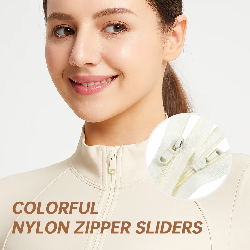 

10-50Pcs 3# Reverse Nylon Zipper Slider Toy Doll Clothes Closure Zippers Puller Sunscreen Garment Sportswear Zips Head Supplies