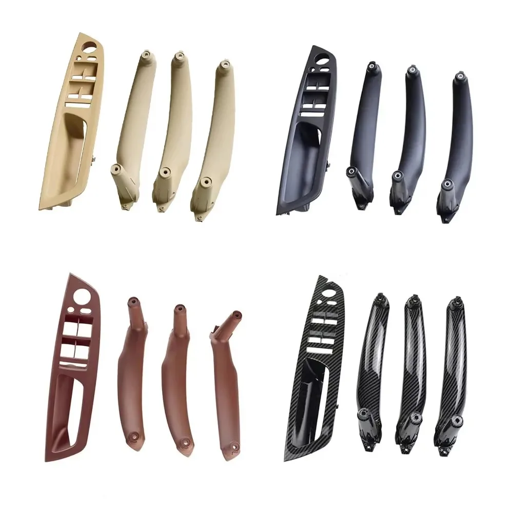 

Car Front Rear Interior Door Handle Inner Panel Pull Trim Fit For BMW E70 E71 X5 X6 2007-2014 LHD