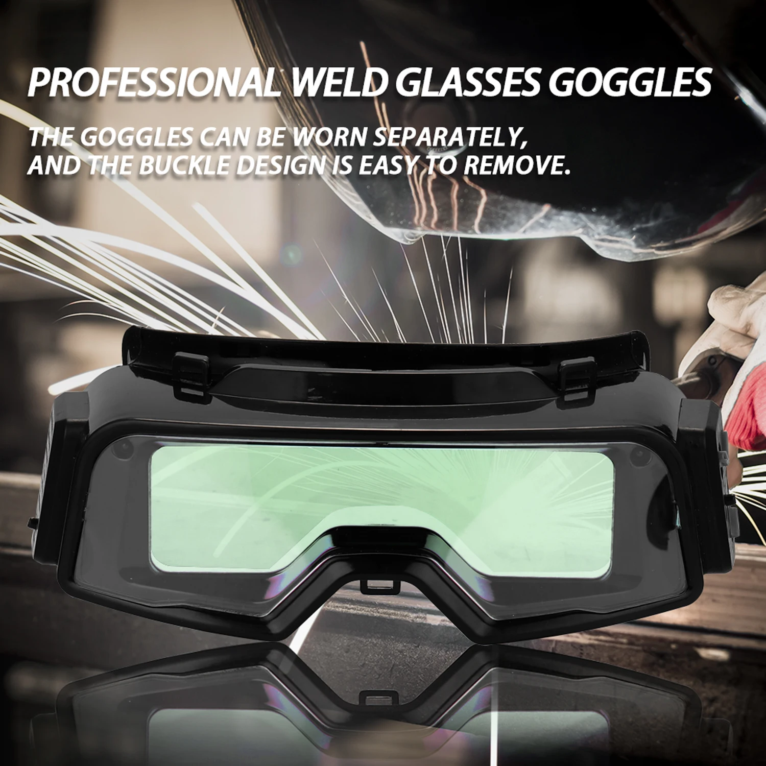 Auto Darkening Welding Goggles for TIG MIG MMA Professional Weld Glasses Goggles Multifunction Utility Tool