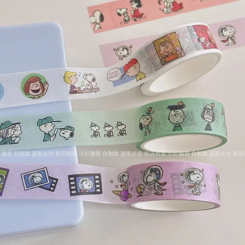 

Ins мультфильм милый снуп Чарли мультфильм периферийная бумажная лента креативная изысканная ручная лента наклейка подарок оптом