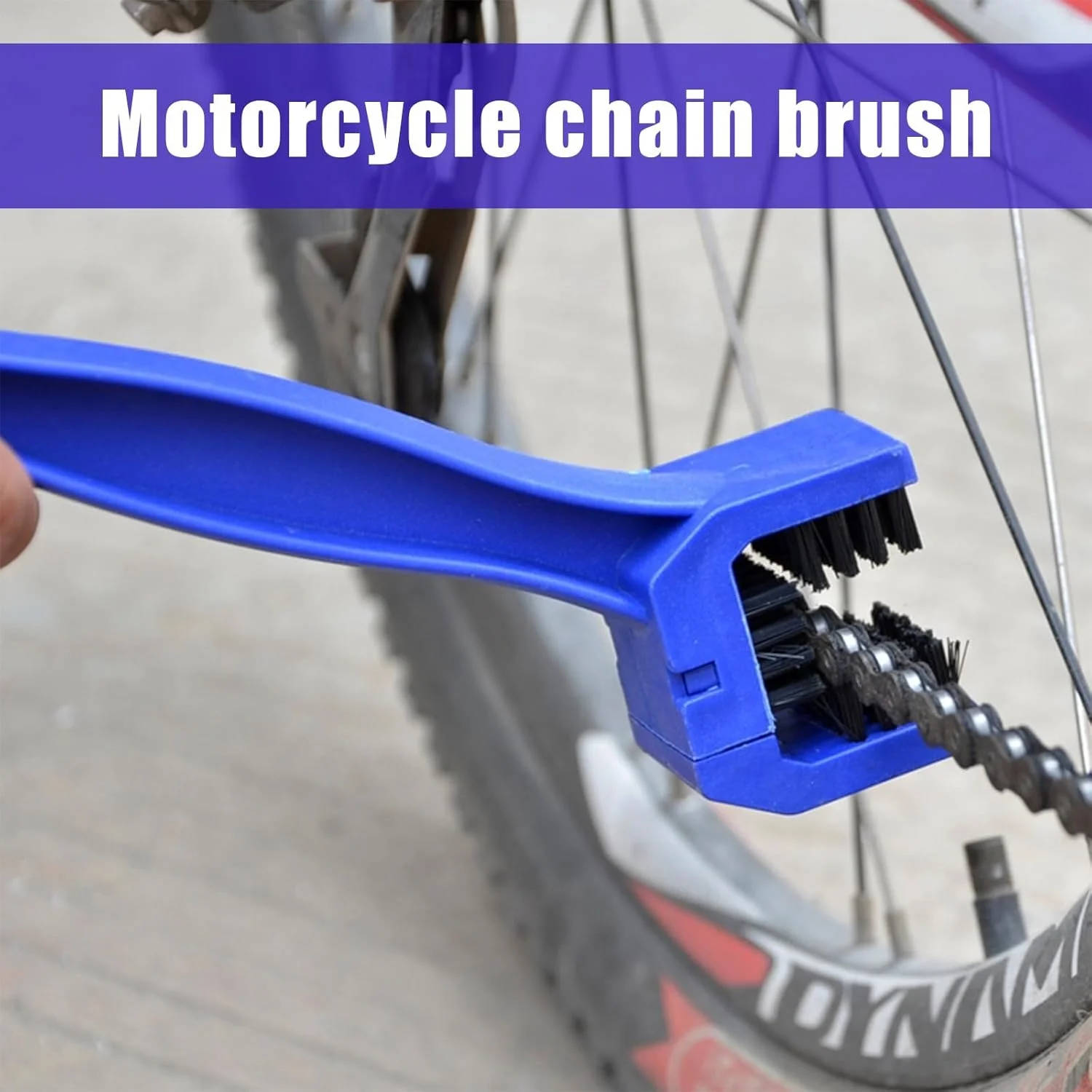 1-3Pcs Motorcycle Road Bike Chain Clean Brush Portable Chain Cleaner Bicycle Clean Motorcycle Chain Cleaner Maintenance Tool