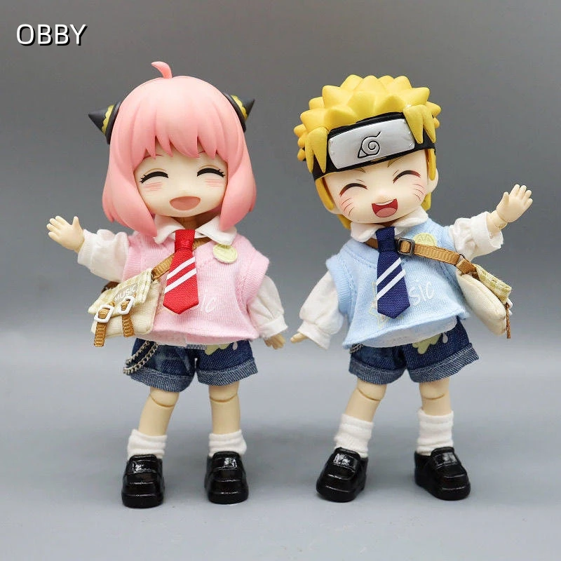

For Obitsu 11 Doll Kawaii Kindergarten Uniform Set For OB11 1/12 Gsc Molly YMY Asi 2.0 Body Doll Cloth NAGI Doll Outfit Clothes