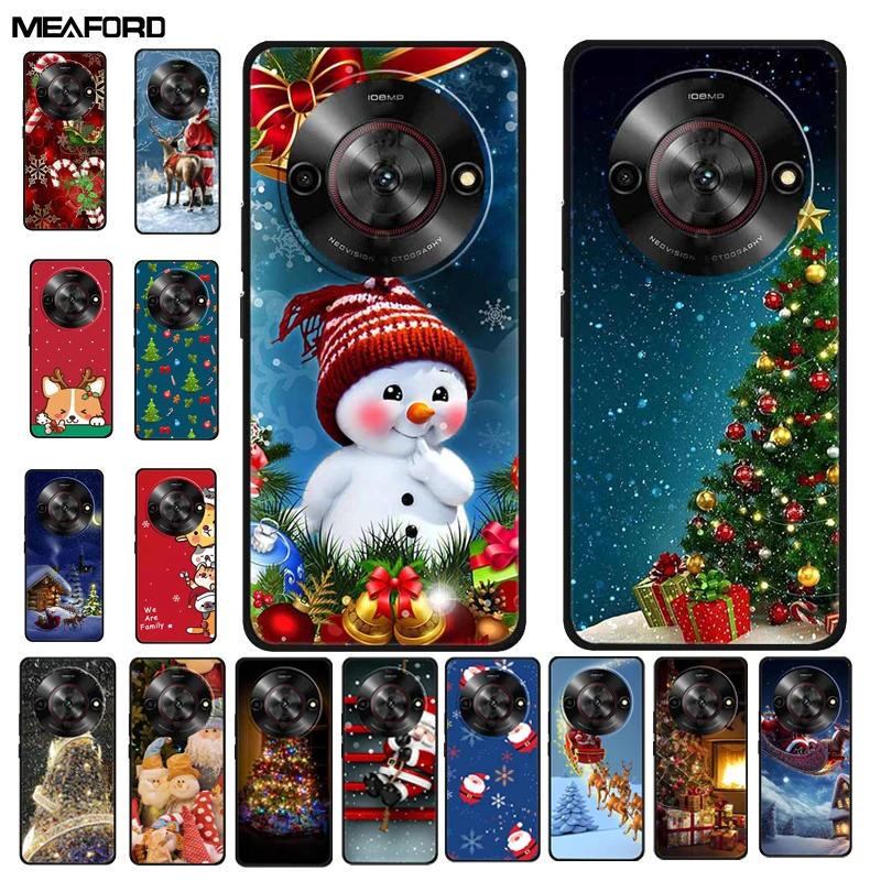 Christmas Case For ZTE Nubia Focus 5G Case Coque Z60S Pro Z50SPro Soft TPU Silicone Cover Phone Case for Nubia Z60S Pro 5G Coque