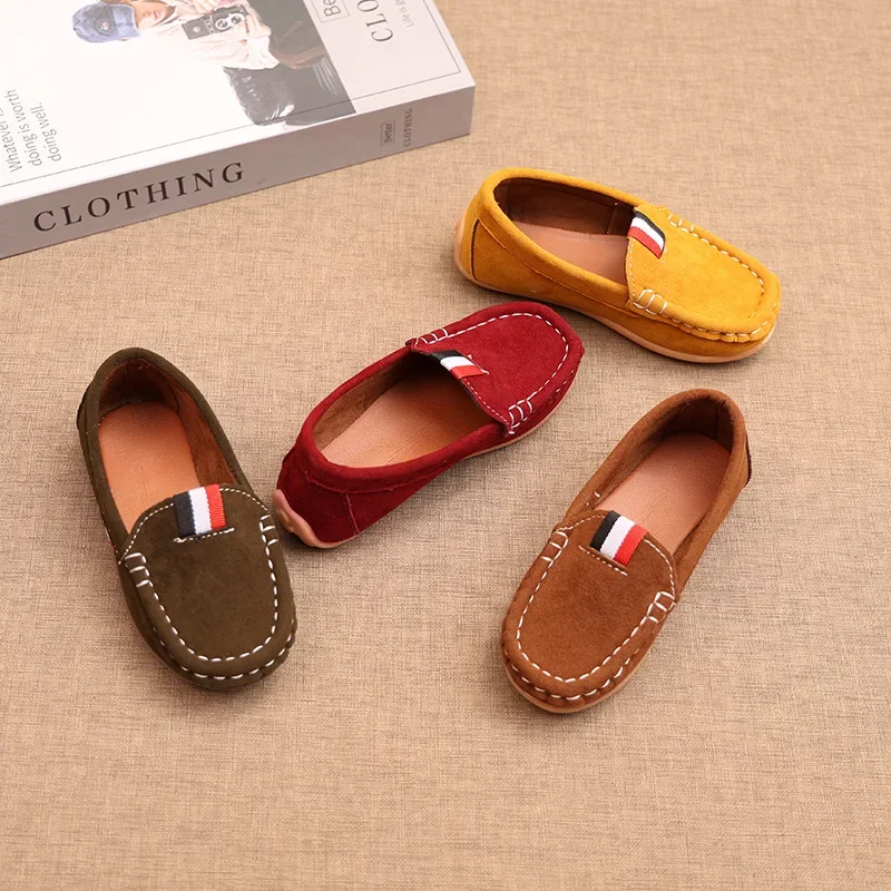 Kinder-Softloafer Frühling 2026 – Flache Schuhe für Baby-Jungen 1-10 Jahre, lässige Mokassins, rutschfeste Slipper, klassischer Freizeitschuh – Detail 2