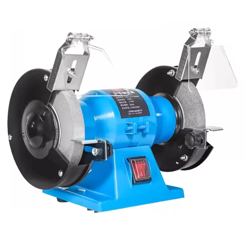 

Многофункциональный настольный точильный станок 5/6/8 дюймов для домашнего использования, компактная электрическая точилка с двумя колесами, электрическая полировальная машина