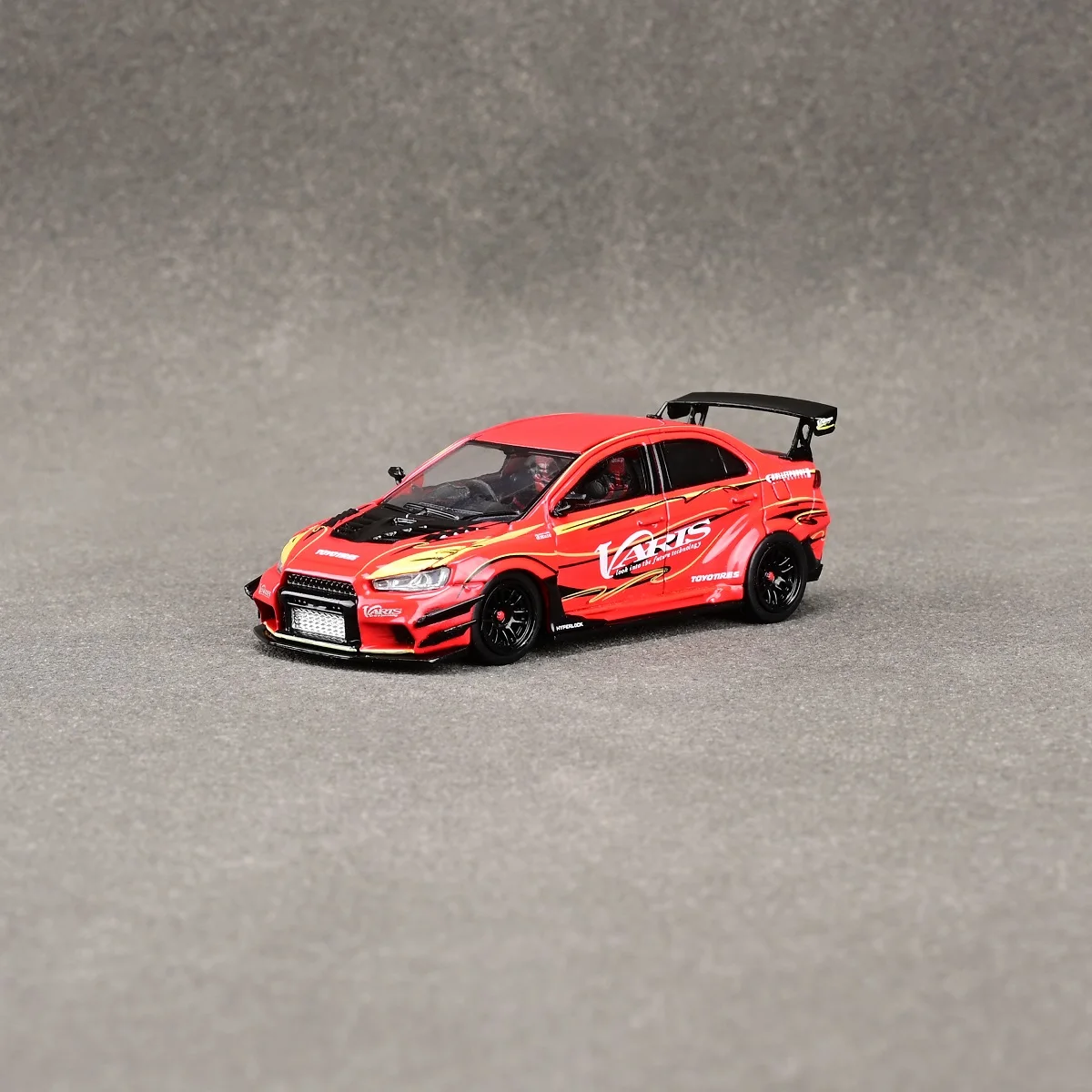 CM Model 1/64 Lancer Evolution EVO X JDM Diecast Supercar Racing Car, Die Cast Metal Toy Cars for Boys Girls with Display Case