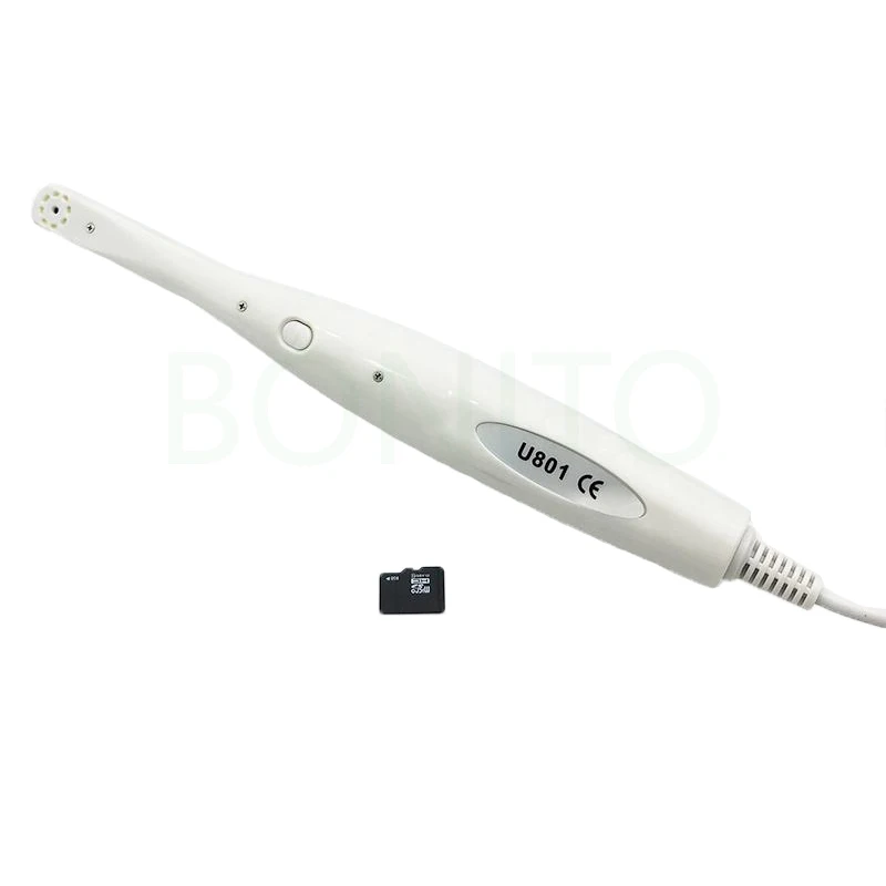 Cámara Intraoral Dental con cable, 8 led, tarjeta de memoria Sd/tf de 8gb, Tv / Av