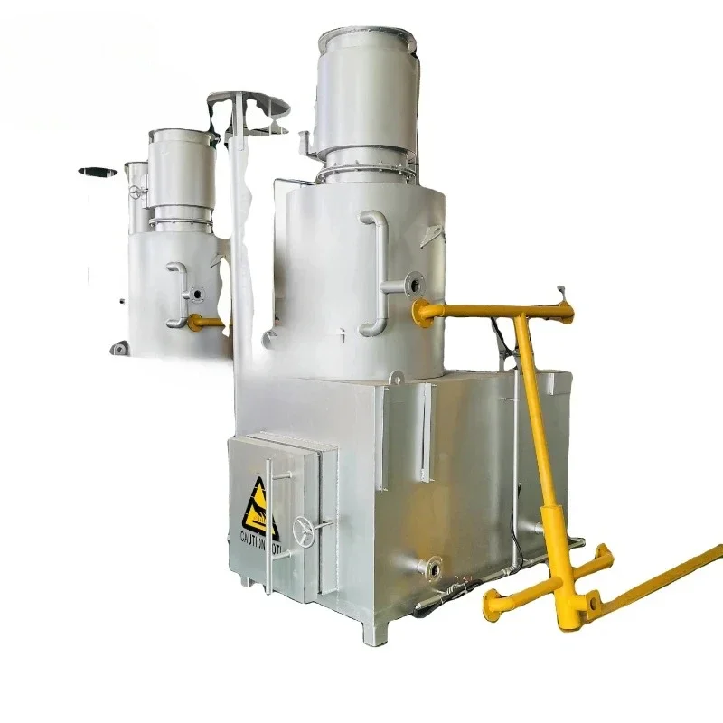 High-capacity solid animal manure incinerator smokeless waste gas medical waste treatment equipment