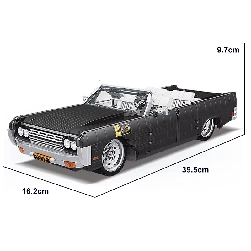 قالب King 10118 سيارة تقنية عتيقة بنة كونتيننتال سبورت سباق السيارات لعبة تجميع الطوب مجموعة نموذج هدايا عيد الميلاد #6