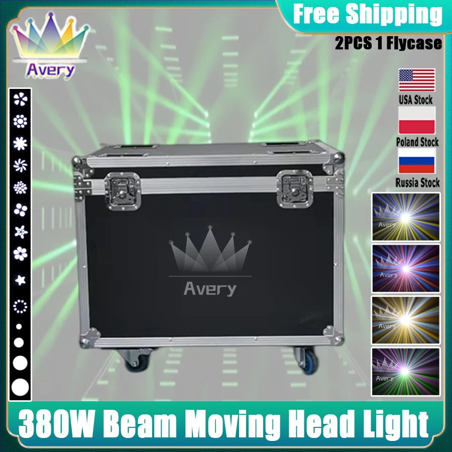 

0 Tax 1Pcs Flight Case For New Bulb Beam 380W 20R Moving Head Lighting Colored Beam Lighting For DJ Disco Concert Wedding