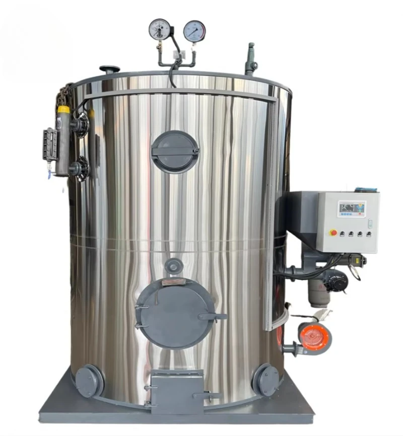 Vertical Biomass Steam Boiler Automatic Fire Tube Low Pressure Rice Mill Hot Air Heating Energy Saving Custom