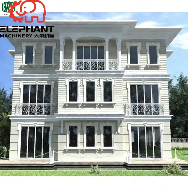 Light Steel Villa Modern Prefab Apartment House with Stylish Design Comfortable Living Space Bedroom & Kitchen 3-Year Warranty